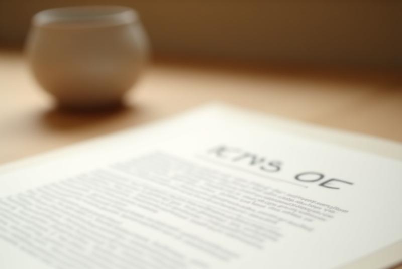 Close-up of legal documents with a ceramic piece in the background, symbolizing the terms of service for artistic works.